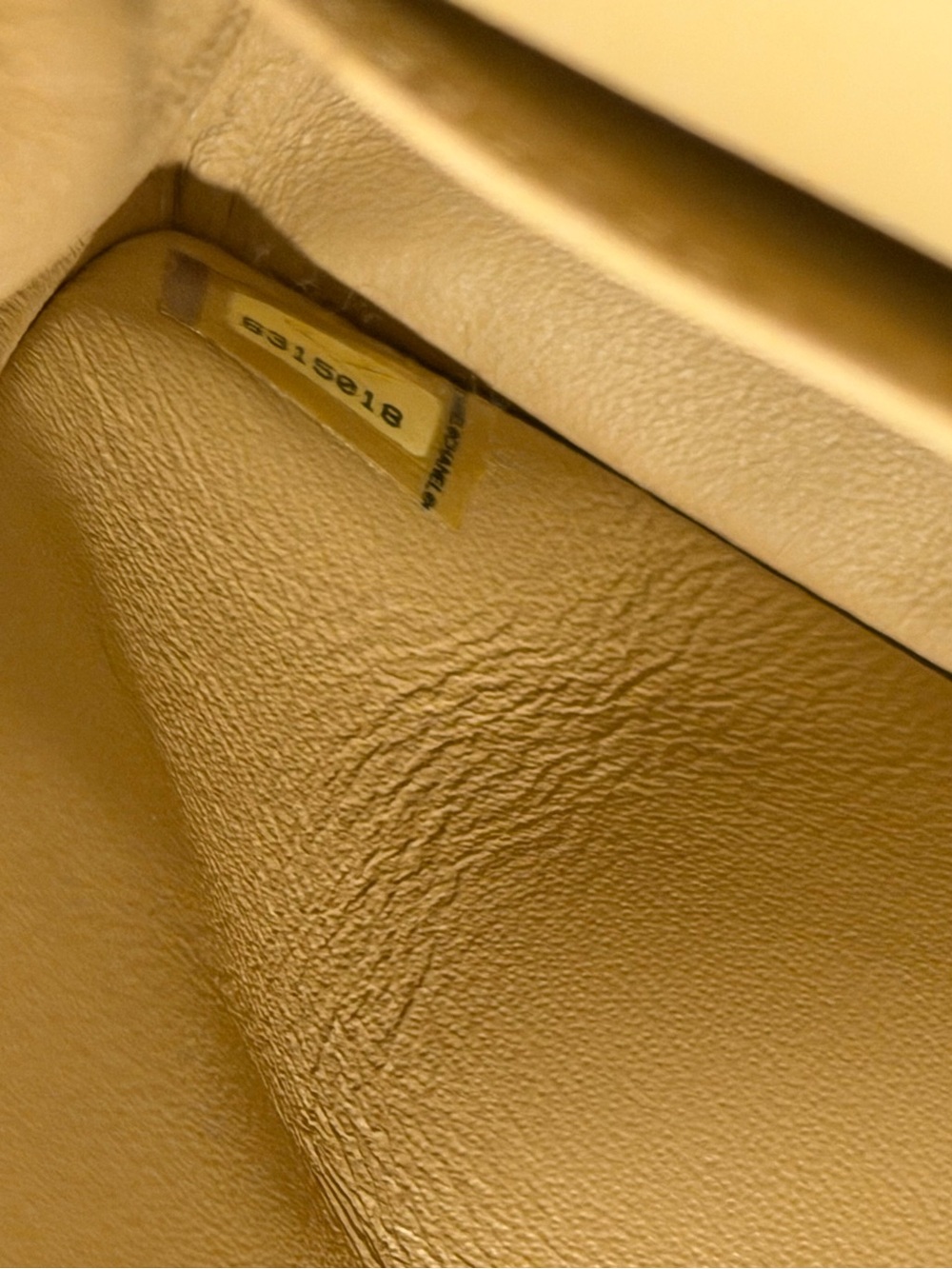 CHANEL Small Classic Vintage Double Flap Beige Quilted Lambskin with Gold Plated - Picture 14 of 16